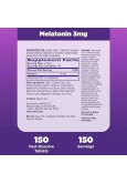 Natrol Melatonin 3mg, Strawberry-Flavored Dietary Supplement for Restful Sleep, 150 Fast-Dissolve Tablets, 150 Day Supply