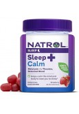 Natrol Sleep  Calm Melatonin Gummies for Adults, Sleep Gummies, Strawberry Flavor, 60 Gummies,