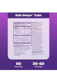 Natrol Kids Sleep Calm, Melatonin and L-Theanine, Supplement for Restful Sleep and Calming, Sleep Gummies for Kids, 60 Strawberry-Flavored Melatonin Gummies, 60 Day Supply