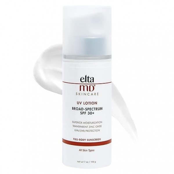 EltaMD UV Lotion Body Sunscreen SPF 30 – Zinc Oxide and Hyaluronic Acid,