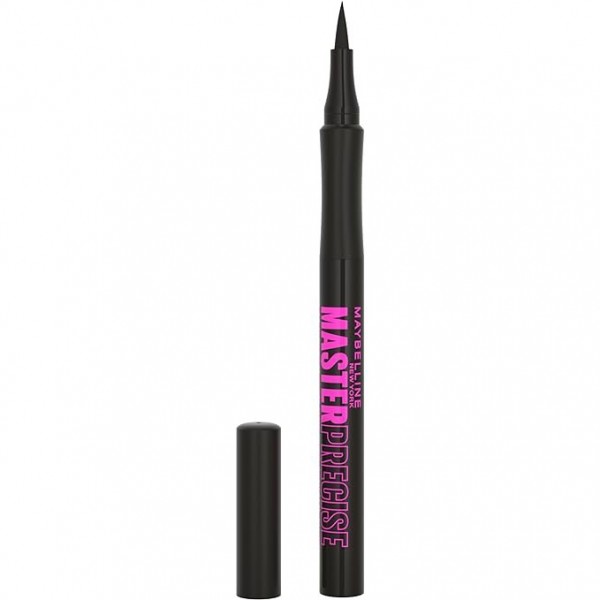 Maybelline Eyestudio Master Precise All Day Waterproof Liquid Eyeliner, Black, 1 Count