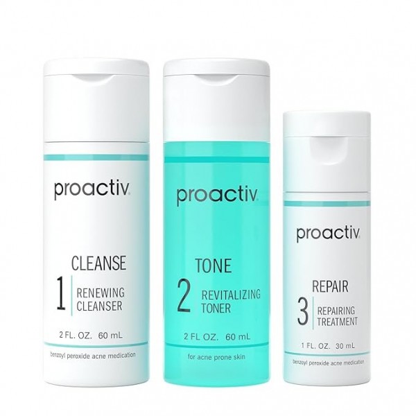 Proactiv 3-Step Acne Treatment System - Complete Skincare Solution, 30-Day Supply