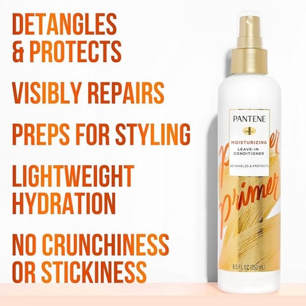 Pantene Pro-V Repair & Protect Conditioning Detangler Spray, Sulfate-Free, 250 ml (3 Pack)