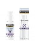 Neutrogena Ultra Sheer Face Serum SPF 60 – Vitamin E, UVA/UVB Protection, Fragrance-Free, 50 ml