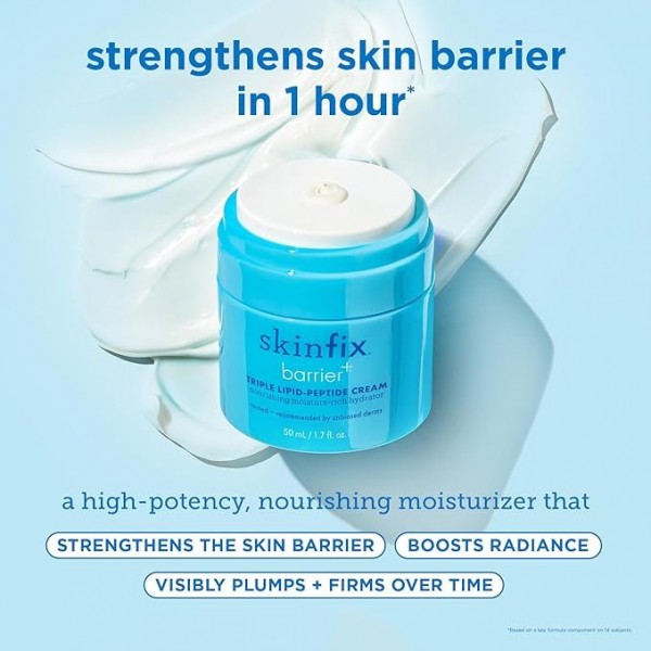 Skinfix Barrier+ Triple Lipid-Peptide Face Cream - Hydrating, Anti-Aging, with Shea Butter and Niacinamide