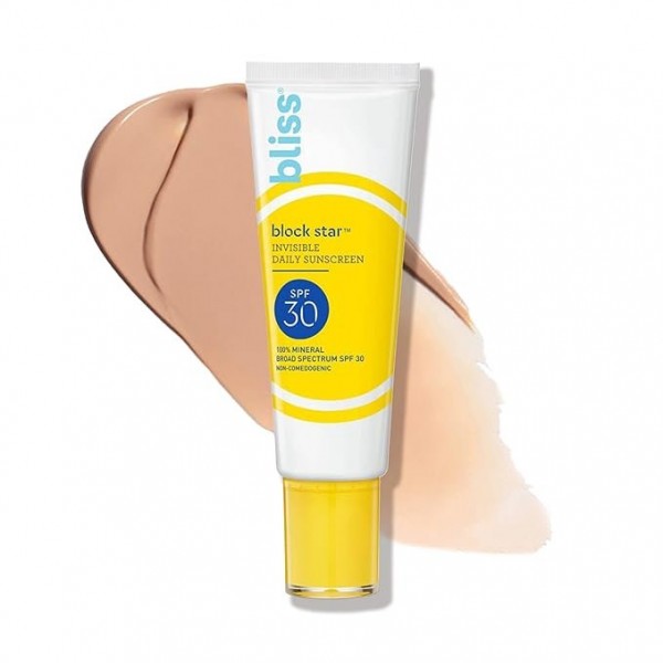 Bliss Block Star SPF 30 – Lightweight Tinted Sunscreen for All Skin Types