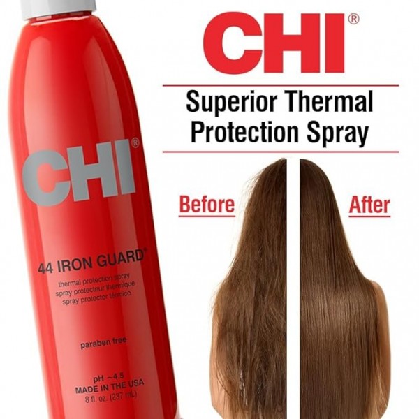 CHI Iron Guard Thermal Protection Spray and Infra Texture Dual Hair Spray Bundle, 237 ml & 77 ml