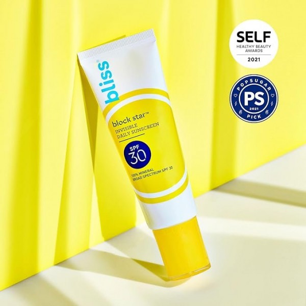 Bliss Block Star SPF 30 – Lightweight Tinted Sunscreen for All Skin Types