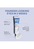 No7 Lift & Luminate Eye Cream – Dark Circles & Puffiness Solution, Shea Butter, Hyaluronic Acid & Ginseng, 15 ml