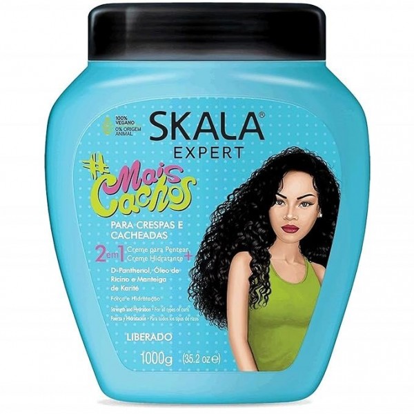 SKALA Hair Type 3ABC Hydrate Curls Conditioning Treatment, 2-in-1 Cream, (1000 ml * 2 Pack)