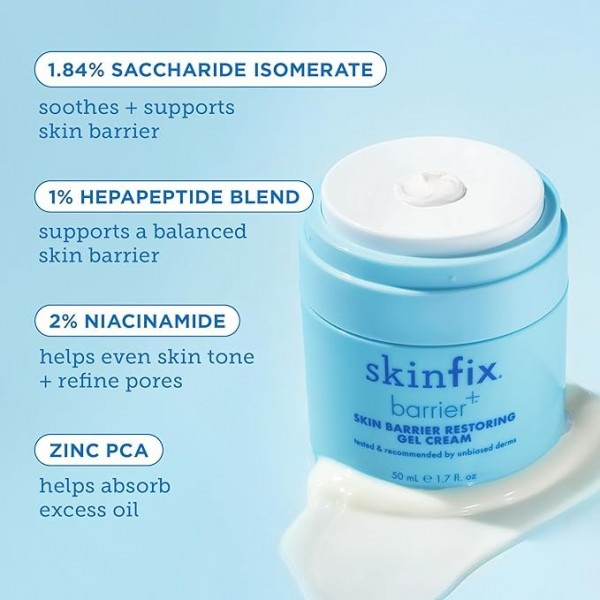 Skinfix Barrier+ Niacinamide Restoring Cream - Hydrating, Skin Barrier Repair, 50ml