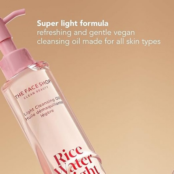 The Face Shop Rice Water Bright Cleansing Foam - Gentle Brightening Cleanser, 150ml