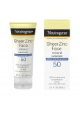 Neutrogena Sheer Zinc Oxide Dry-Touch Face Sunscreen SPF 50, Oil-Free, Non-Comedogenic, 59 ml