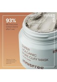 innisfree Super Volcanic Pore Clay Mask – Korean Pore Clearing with Volcanic Clusters and AHA, 100 ml