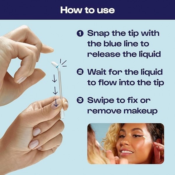 Alleyoop Liquid Makeup Removing Swabs - 24 Pack | Quick, Gentle & Travel-Friendly