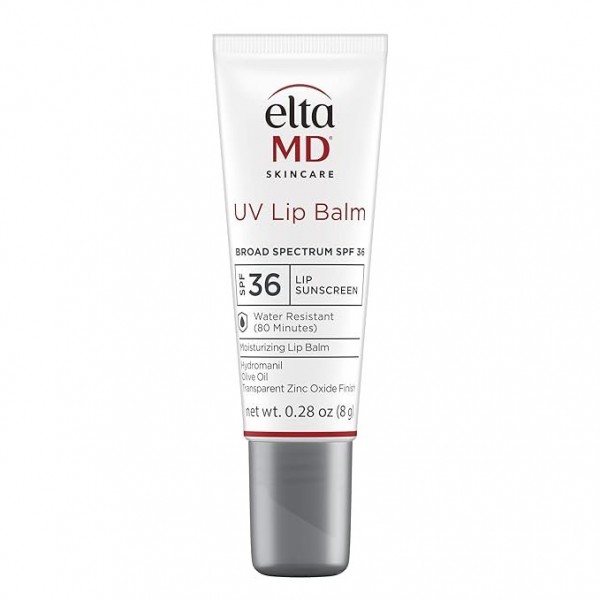 EltaMD UV Lip Balm SPF 36, Protects Dry Lips, Transparent Zinc Oxide, 8.5 ml