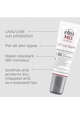 EltaMD UV Lip Balm SPF 36, Protects Dry Lips, Transparent Zinc Oxide, 8.5 ml