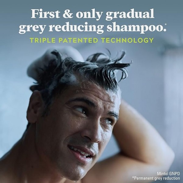 Just For Men Control GX Grey Reducing Shampoo, Gradual Hair Color, 118 ml