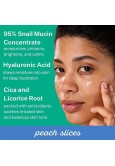 Peach Slices Snail Rescue Wash-Off Face Mask – 95% Snail Mucin, Dark Spots & Blemishes, 100 ml