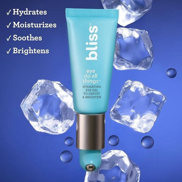 Bliss Eye Do All Things Hydrating Eye Gel – Depuff & Brighten, Paraben Free, Cruelty Free, 20 ml