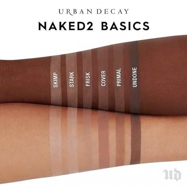 URBAN DECAY Naked 2 Basics Eyeshadow Palette, Powder Matte