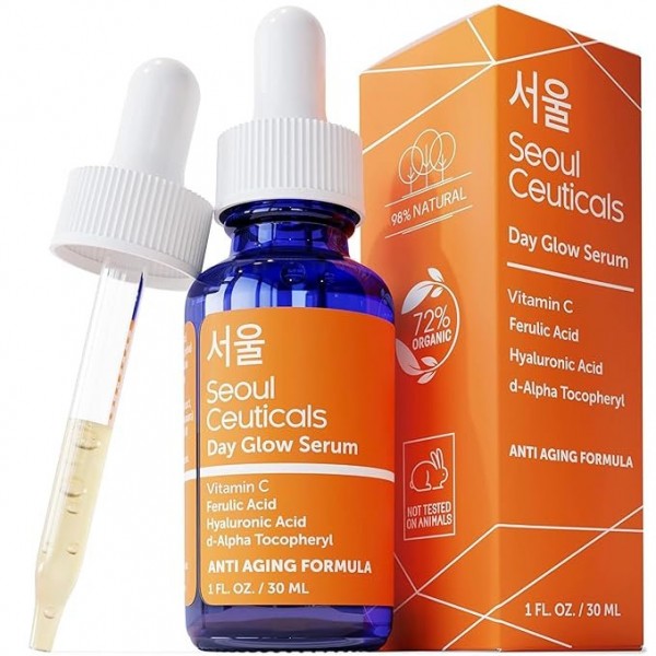 Seoul Ceuticals Korean Skin Care - Vitamin C Hyaluronic Acid Serum, 30ml