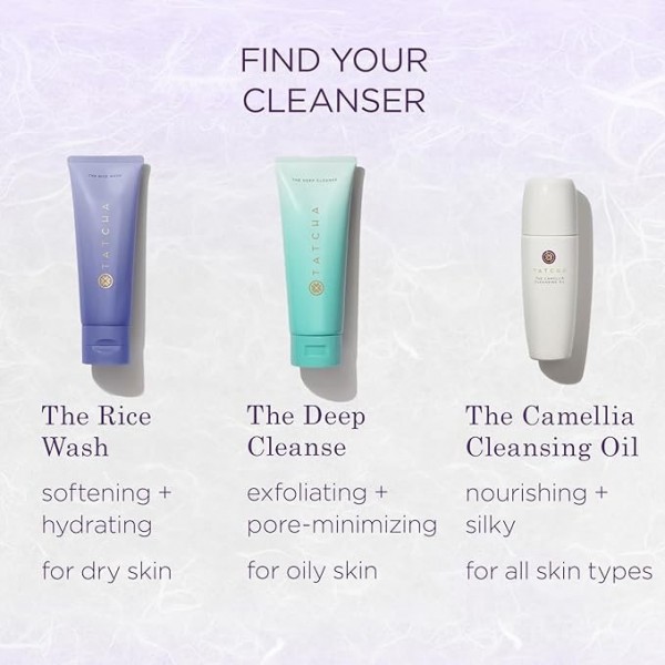 Tatcha The Rice Wash Skin-Softening Cleanser - Gentle Exfoliation, 120ml