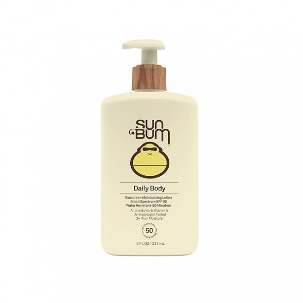 Sun Bum Daily SPF 50 Sunscreen Body Lotion, Vegan, Reef-Safe, 237 ml