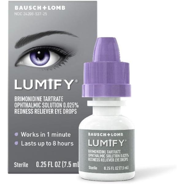 LUMIFY Redness Reliever Eye Drops 0.25 Ounce (7.5mL)