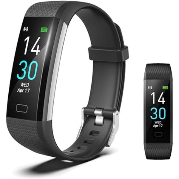 Fitness Tracker with Heart Rate & Blood Pressure Monitor