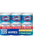 Clorox Disinfecting Wipes Value Pack, Household Essentials, 75 Count*3 PACK