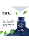 Life Extension Super Omega-3 EPA/DHA Fish Oil – Heart Health & Brain Support, 240 Softgels