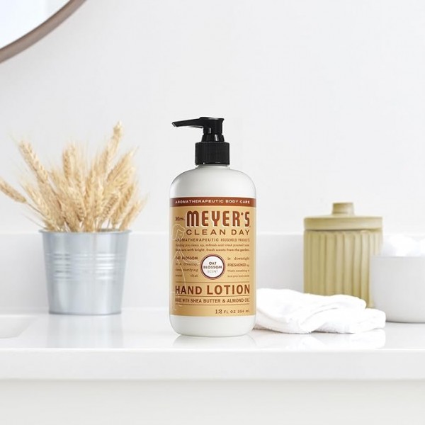 MRS. MEYERS CLEAN DAY Hand Lotion for Dry Hands, Oat Blossom, 354 ml *3