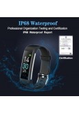 Fitness Tracker with Blood Pressure, Heart Rate, and Blood Oxygen Monitor