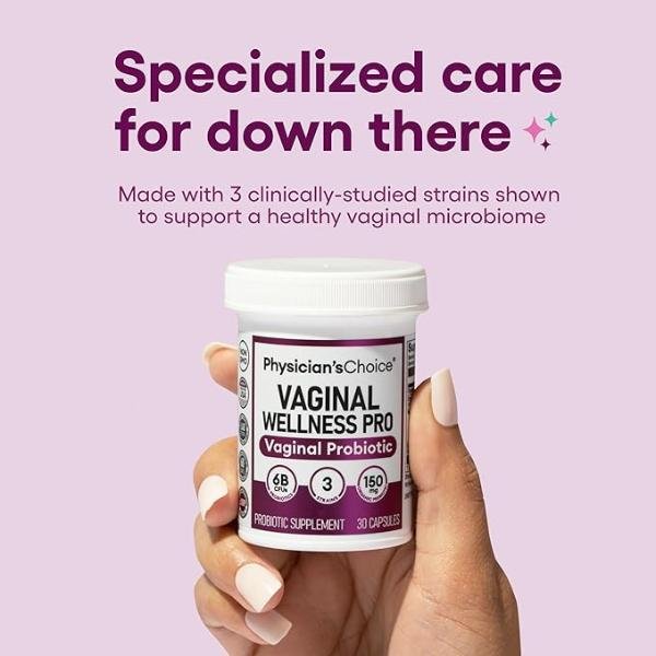 Physicians CHOICE Vaginal Probiotics for Women – 6B CFU, 30 CT