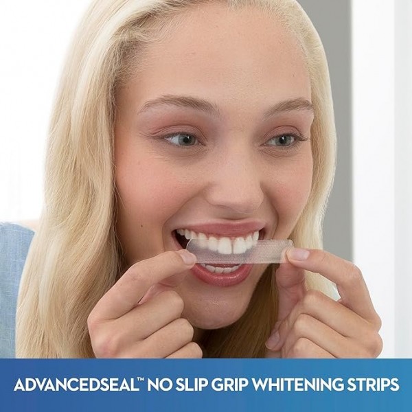 Crest 3D Whitestrips, Vivid Plus, Teeth Whitening Strip Kit, 24 Count