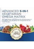 Purity Products Omega 3-6-9 Vegan and Vegetarian Omega Formula – “5 in 1” Essential Fatty Acid Complex, 60 Softgels