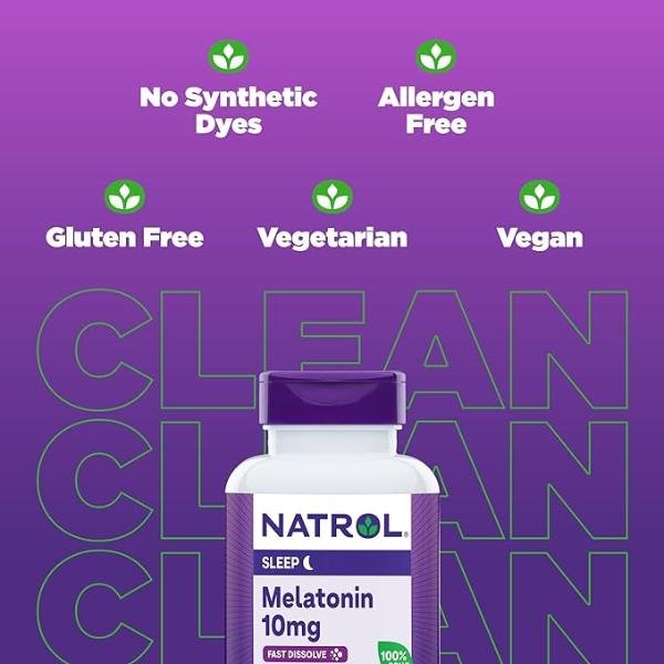 Natrol Sleep Melatonin 10mg Fast Dissolve Tablets, 100 Count