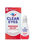 Clear Eyes Redness Eye Relief Eye Drops, 15 mL, Pack of 3