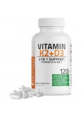 Bronson Vitamin K2 (MK7) with D3 Supplement 120 Capsules