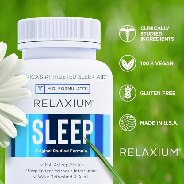 Relaxium Sleep Aid for Adults, 60 Capsules