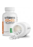 Bronson Vitamin K2 (MK7) with D3 Supplement 120 Capsules