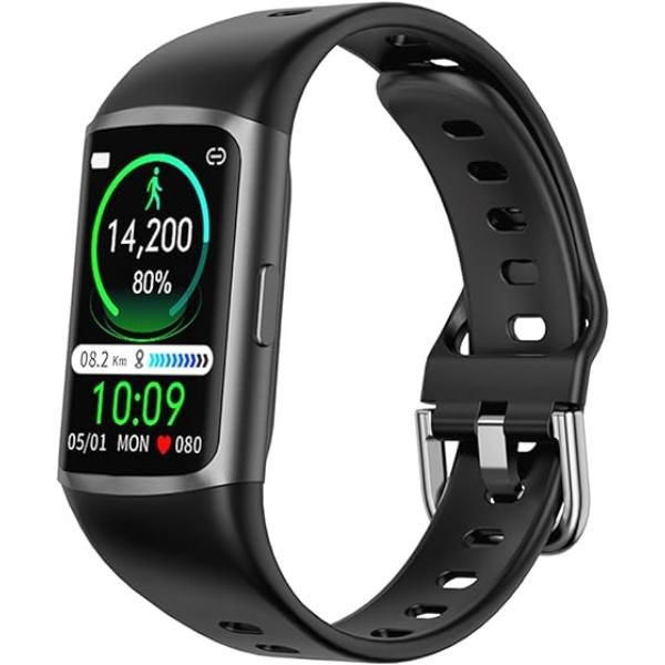 Fitness Tracker with Heart Rate, Blood Pressure, and Sleep Monitoring