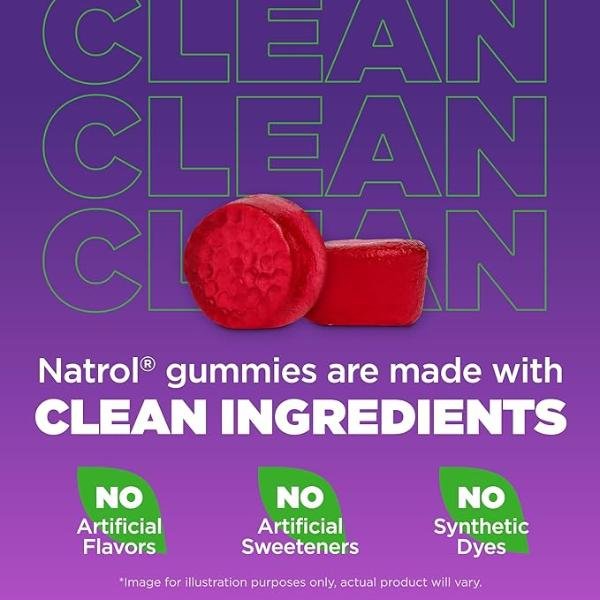 Natrol 10mg Melatonin Gummies, 140 Strawberry-Flavored Gummies, 70 Day Supply