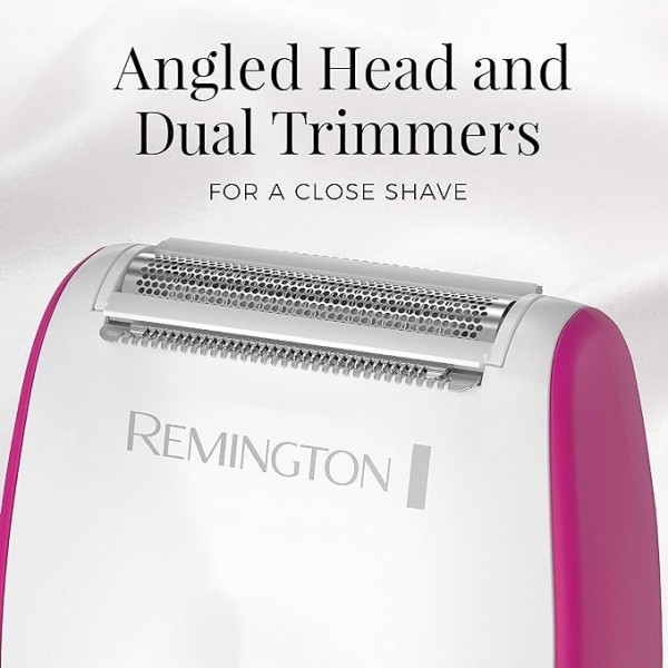 Remington WSF4810US Smooth & Silky On the Go Shaver, Wet/Dry Razor with Hypoallergenic Foil