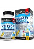 BioSchwartz Omega 3 Fish Oil Supplement – 1200mg EPA and 900mg DHA, Supports Joint, Eyes, Brain & Skin Health, Lemon Flavor, 90 Softgels