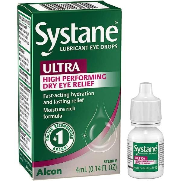 Systane Ultra Lubricant Eye Drops, 4 mL (Pack of 1)