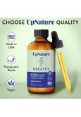 UpNature Breathe Essential Oil Blend - Aromatherapy for Sinus, Allergy, and Cough Relief, 60 ml