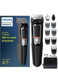 Philips Norelco Multi Groomer All-in-One Trimmer Series 3000, 13-Piece Grooming Kit, MG3740/40