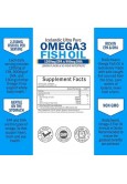 BioSchwartz Omega 3 Fish Oil Supplement – 1200mg EPA and 900mg DHA, Supports Joint, Eyes, Brain & Skin Health, Lemon Flavor, 90 Softgels